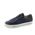 Paul Green Damen, Frauen Low-Top Sneaker,Laufschuhe,schnürschuhe,schnürer,Plateausohle,Halbschuhe,straßenschuhe,Dunkelblau (JA),37.5 EU / 4.5 UK