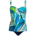 Sunflair Tankini Beach Basic Blue & Green Tankini mit Softcups und Multifunktionsträger blau 46