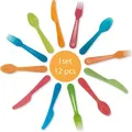 Farbe 12-teiliges Besteckset - Bunt
