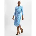 Marie Lund A-Linien-Kleid blau 34