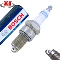 1x BOSCH 0242229656 WR8DC+ Zündkerzen Ersetzt NGK BPR5ES für VW OPEL RENAULT