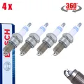 4x BOSCH 0242229656 WR8DC+ Zündkerzen Ersetzt NGK BPR5ES für VW OPEL RENAULT