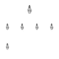 6 x Zündkerze BOSCH für ALFA ROMEO, ARO, ASIA MOTORS, AUDI, BENTLEY