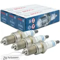 3x BOSCH WR8DC Zündkerze 0 242 229 656 entstört Opel Corsa BMW E12 21 Audi 100