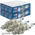 6x BOSCH WR8DC Zündkerze 0 242 229 656 entstört Opel Corsa BMW E12 21 Audi 100
