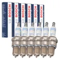 6x BOSCH WR8DC 0242229656 Zündkerze für VW LT I 2.4i BMW E21 E30 E12 E28 E24 E23