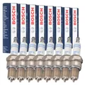 8x BOSCH WR8DC 0242229656 Zündkerze für PORSCHE 928 LAND ROVER RANGE ROVER 1 2