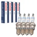 4x BOSCH WR8DC 0242229656 Zündkerze für PORSCHE 944 2.5 AUDI BMW VW MB OPEL FORD