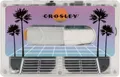 Crosley Tragbarer Bluetooth-Lautsprecher im Retro-Kassetten-Design mit 6H+ Spielzeit – kabelloser Indoor-Outdoor-Reiselautsprecher, 80er-Jahre-Mixtape-Vintage-Design mit Aufbewahrungskoffer
