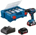 Bosch Professional GSR 18V-55 Akku-Bohrschrauber inkl. Koffer + 2 Akkus 4.0Ah + Zubehör