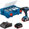Bosch Akku-Bohrschrauber GSR 18V-55 / 2x 4,0 Ah Akku + Ladegerät in L-Case Pick 