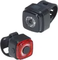 Prophete Fahrradbeleuchtung LED Akku Beleuchtungs-Set 30/10 Lux