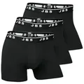 jbs Retro Boxer 3er Pack Organic Cotton (Spar-Set, 3-St) Long Short / Pant - Baumwolle - ohne Eingriff - Atmungsaktiv schwarz S