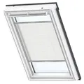 VELUX Plissee Uni Weiß 1016 Faltstore, F06, Aluminiumschiene,GGU,Manuell,VELUX