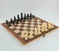 Schachspiel aus Holz, Faltbares 3in1Brett, Schachspiel, Tragbares Brettspiel,...