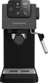 GRUNDIG Siebträgermaschine KSM 4330 Espressomaschine | 15 Bar | Milchaufschäumer | 1,1 L Wassertank | Schwarz | 1628 W