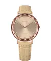 JOWISSA Champagne/Braun/Rosa Aura Schweizer Damenuhr J5.565.L