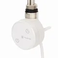 Heizpatrone für Badheizkörper Wifi und Bluetooth - Steuerung, weiss, elektrischer Heizstab für Handtuchheizkörper, elektro, Elektrobadheizkörper, anapont (weiss, 600 WiFi)