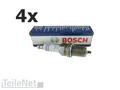 4x Bosch FR6DC Zündkerze 0242240593 für z.B. VW Audi Seat Skoda BMW Opel