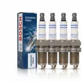 4x BOSCH 0242240593 FR6DC+ Zündkerzen Ersetzt NGK BKR6E für VW AUDI SEAT OPEL