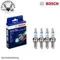 BOSCH 4x Zündkerzen für SUZUKI TOYOTA VOLVO VW