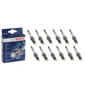 12x BOSCH Zündkerze Zündkerzen 0 242 240 593 13 FR6DC