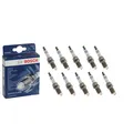 10x BOSCH Zündkerze Zündkerzen 0 242 240 593 13 FR6DC