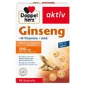 DOPPELHERZ Ginseng 250+B-Vitamine+Zink Kapseln 30 St