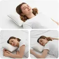 Vidaxl  Shread Sleeping Pillow  White 60 X 40 X 14.5 Cm Memory Foam