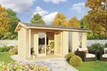 Gartenhaus Outdoor Life Riverside inkl. Fußboden 540 x 357,1 cm natur