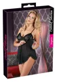 Sexy Babydoll Negligee Nachthemd Nachtkleid Dessous Rüsche XL schwarz black