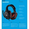 Logitech G332 Gaming-Headset Rot Kabel 3.5mm Klinke für PC/Mac/Xbox One/PS5