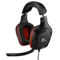 Logitech G332 Gaming-Headset Rot Kabel 3.5mm Klinke für PC/Mac/Xbox One/PS5