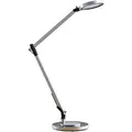 Lindby LED Tischlampe Rilana 9643091 Dimmbar Modern in Alu aus Metall 1-flammig Arbeitszimmerleuchte