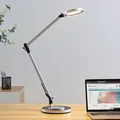 Lindby LED Tischlampe 'Rilana' dimmbar (Modern) in Alu aus Metall (1 flammig, )