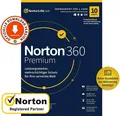 NORTON 360 Premium 10 Geräte 1 Jahr 2026 | Win, Mac, Android, iOS | NEU Ohne ABO
