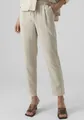 Schlupfhose "VMJESMILO ANKLE PANTS GA NOOS", mit Leinen, Gr. XL (42) - N-Gr, Silver Lining N-Gr