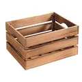 Kesper Aufbewahrungsbox Kiefernholz geflammt 40 x 30 x 15 cm, 69504