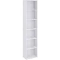 Vasagle Bücherregal LBC167T14, weiß, aus Holz, 6 Fächer, 40 x 178,5 x 24cm