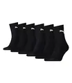 Puma Unisex Short Crew Socken Basic Sportsocken 6er Pack, 39/42, Black