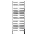 ECD Germany Badheizkörper Tharr Heizkörper Handtuchtrockner Badezimmer Heizung für Handtücher, Design Paneelheizkörper Handtuchwärmer Flachheizkörper Chrom 500x950mm