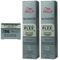 Wella Plex Cream Toners 2 x 60 ml /86 Ultra Cool Booster