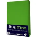 Buymax Spannbettlaken Jersey, 160 x 200 cm, Baumwolle, für Matratzen bis 25 cm Höhe, apfelgrün