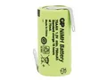 NiMH-Akku, GP, Industriezelle mit Lötfahnen, 28,7x14,5mm, 1,2V/750mAh