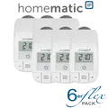 6er Set Homematic IP Heizkörperthermostat - basic- HmIP-eTRV-B-2