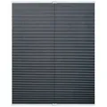 Roomy Plissee Plissee Klemmfix, ohne Bohren, verspannt, Klemmbar grau 55 cm x 130 cm