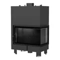 Kratki Wasserführender Kamineinsatz MBO rechts 15 kW Ø 200 schwarz Verkleidung