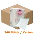 Bettunterlagen Abena Abri-Soft Superdry 60 x 60 cm Karton Karton mit 240 Stück Superdry blau geeignet bei Inkontinenz 254119