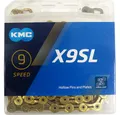 KMC Fahrradkette KMC KetteX9SL Ti-N Gold 1/2" x 11/128" 114 Glieder 6,6mm 9-fach