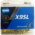KMC Fahrrad Kette X9 SL 9-Fach 114 Glieder Kettenschaltung Mountain Bike Gold